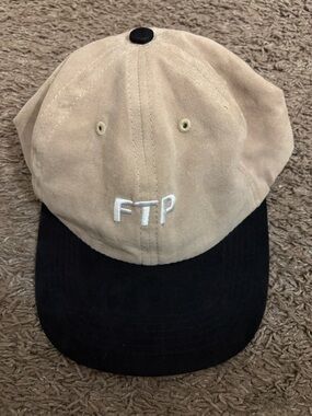 FTP Two-Tone Beige and Black baseball hat